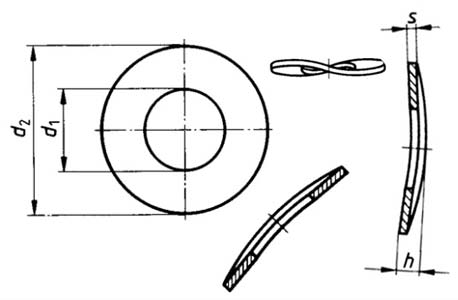 DIN 137 B Spring Wave Washers, From B