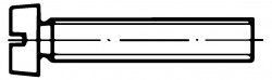 DIN 84 - Slotted Cheese Head Screws