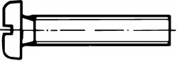 DIN 85 - Slotted Pan Head Screws