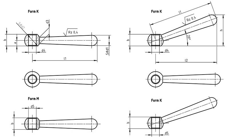 DIN 99 - Clamping Levers